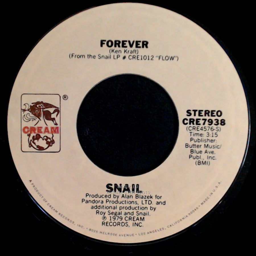 Snail - Tonight / Forever side B
