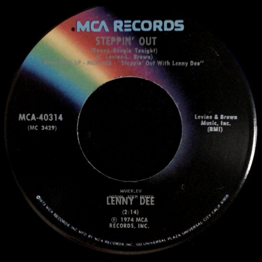 Lenny Dee - Steppin' Out / Room Full Of Roses side A
