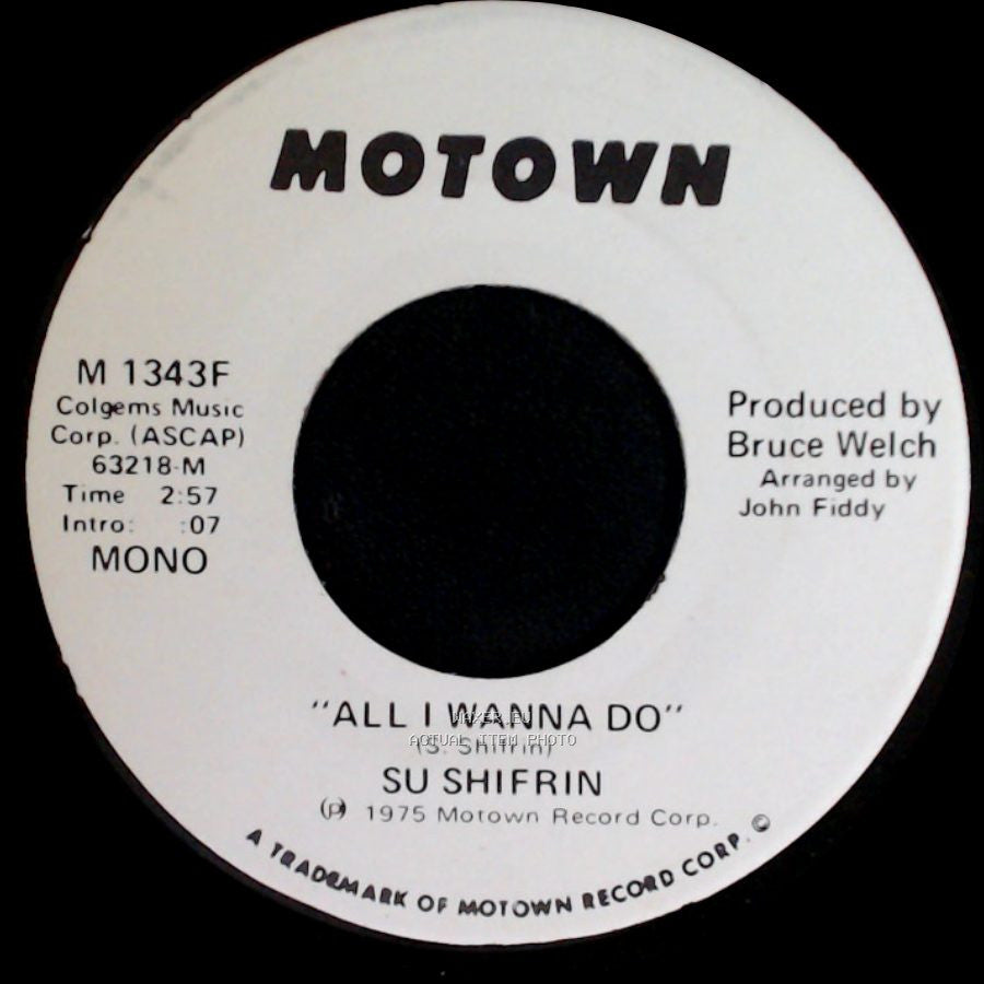 Su Shifrin - All I Wanna Do / All I Wanna Do side A