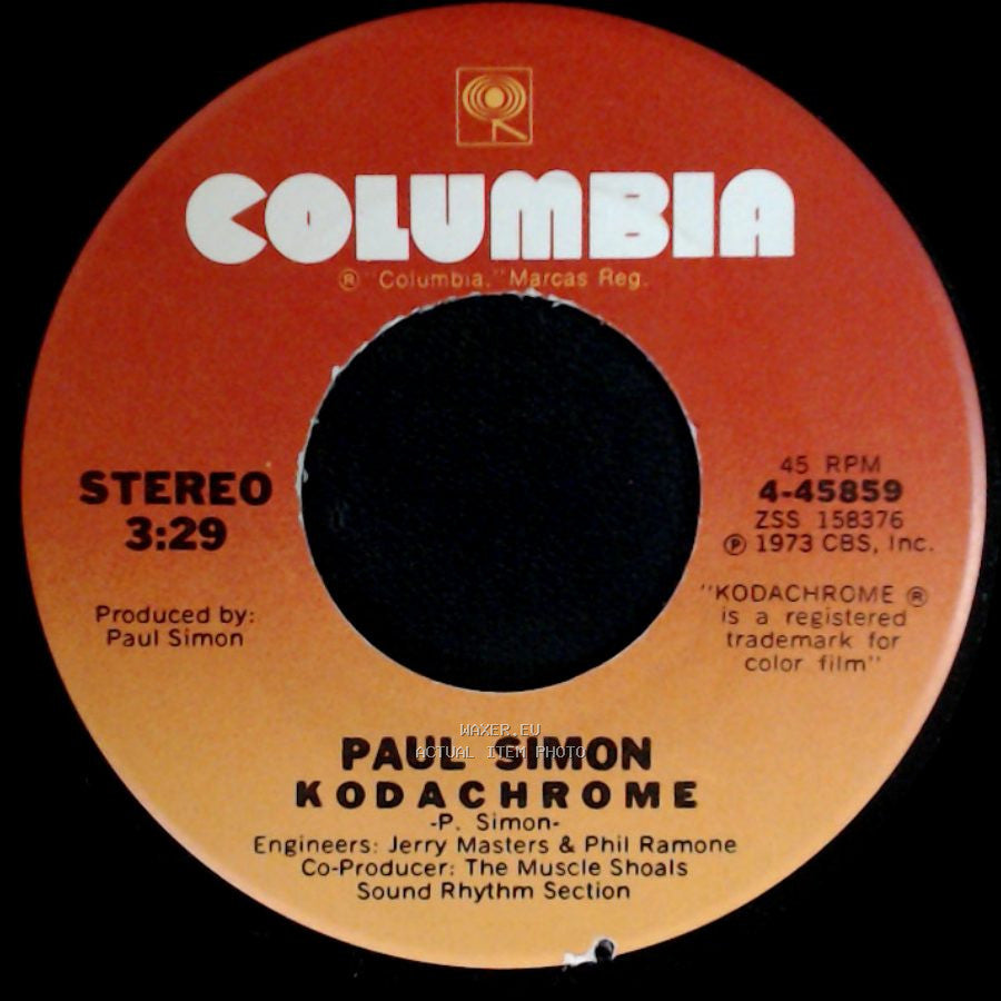 Paul Simon - Tenderness / Kodachrome side B