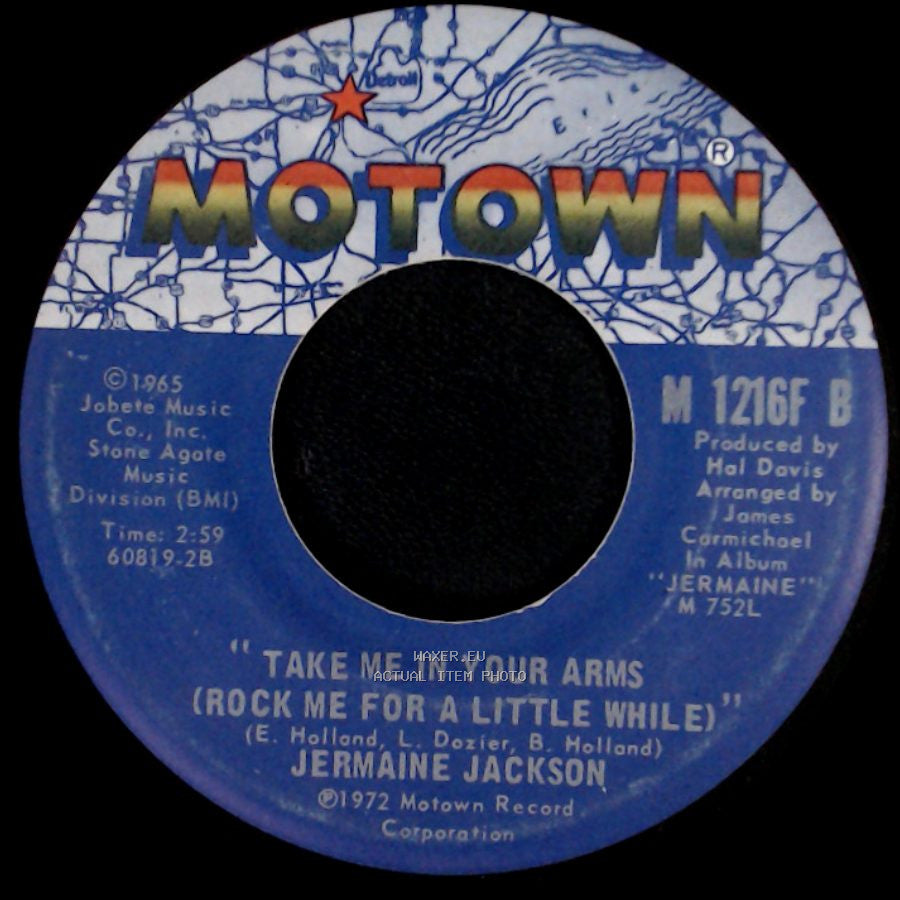 Jermaine Jackson - Take Me In Your Arms (Rock Me For A Little While) / Daddy's Home side A