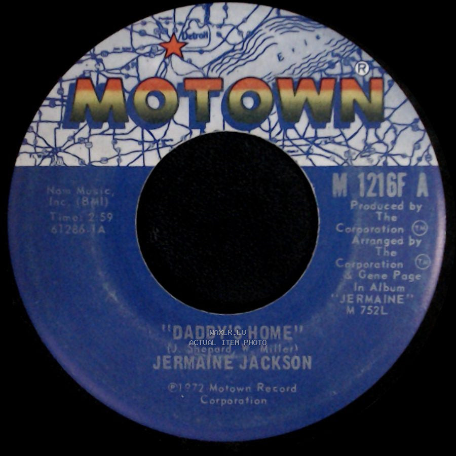 Jermaine Jackson - Take Me In Your Arms (Rock Me For A Little While) / Daddy's Home side B