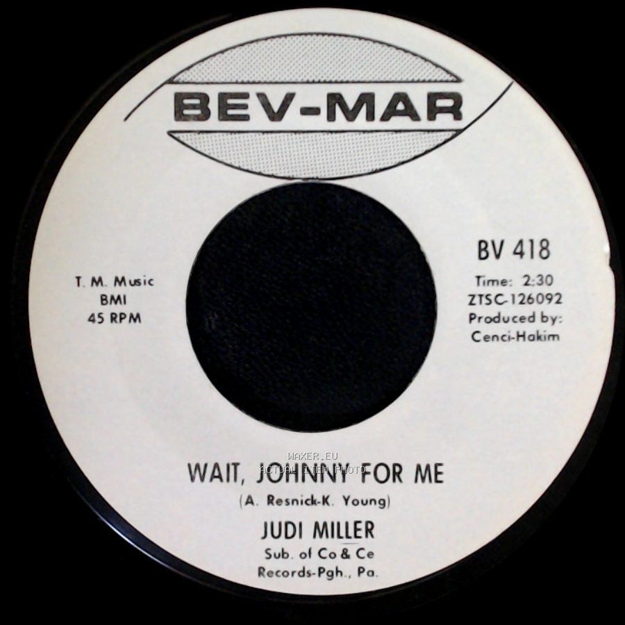 Judi Miller - Do You Know About Love / Wait, Johnny For Me side B