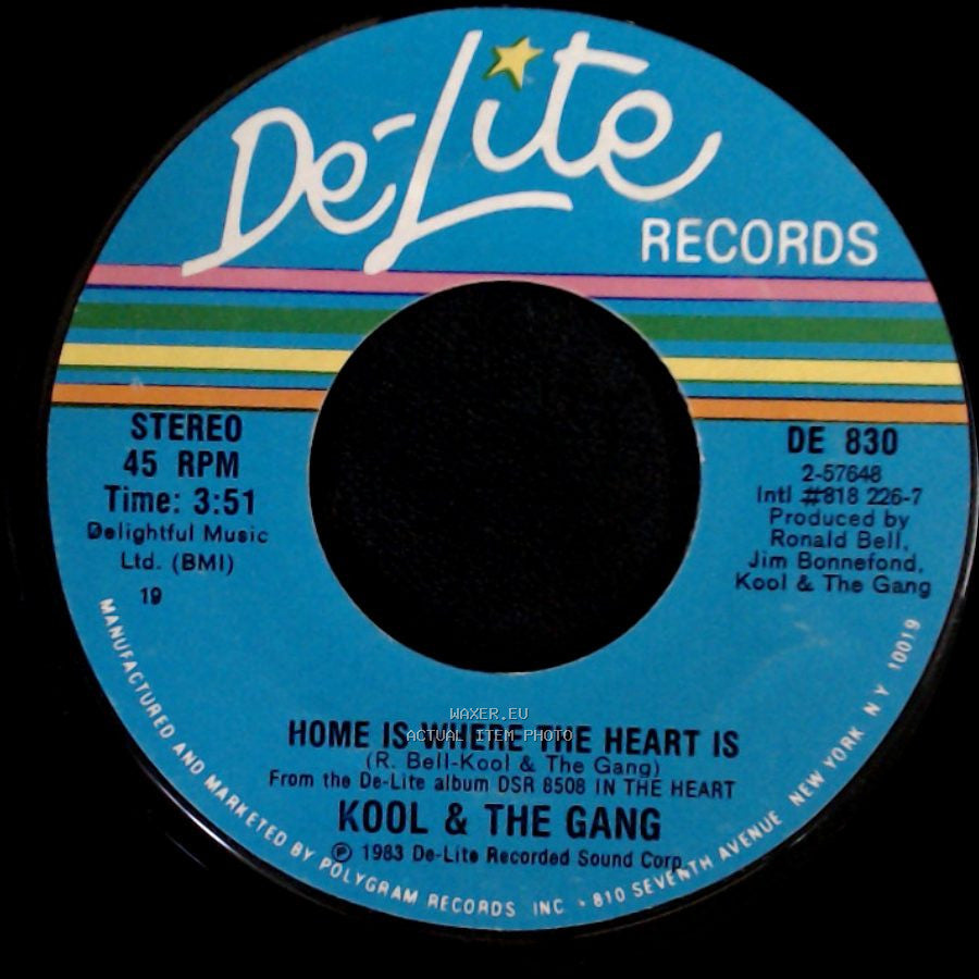 Kool & The Gang - Tonight / Home Is Where The Heart Is side B