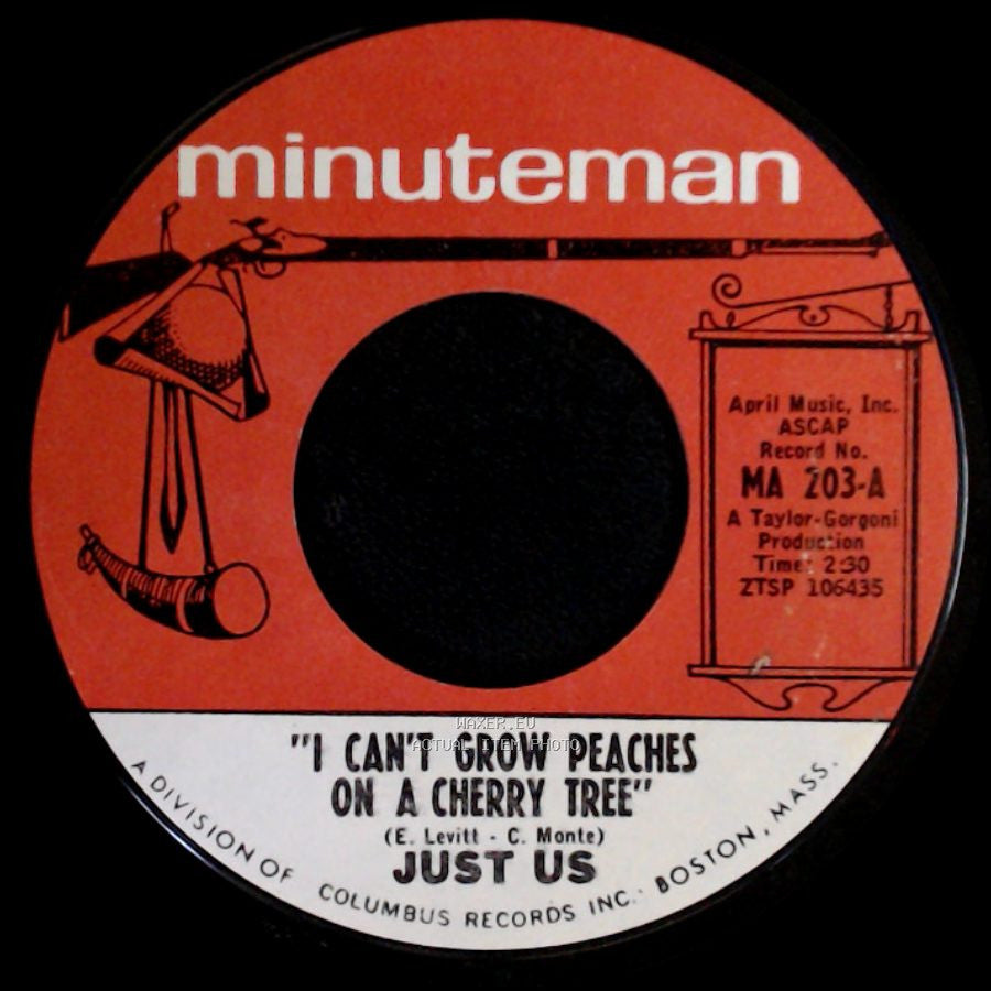 Just Us - I Can't Grow Peaches On A Cherry Tree / I Can Save You side A