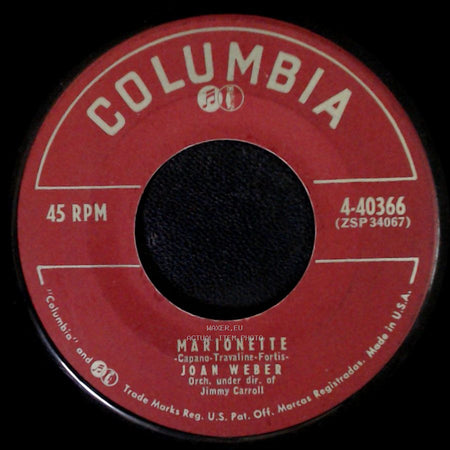 Joan Weber - Let Me Go, Lover / Marionette side B
