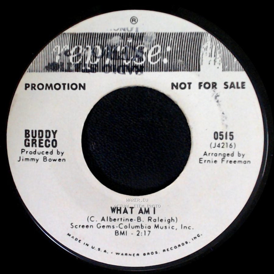Buddy Greco - What Am I / Walking On New Grass side A