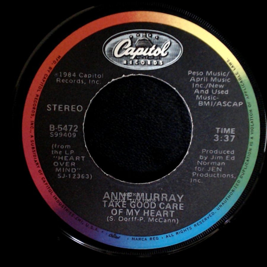 Anne Murray - Take Good Care Of My Heart / I Don't Think I'm Ready For You side A