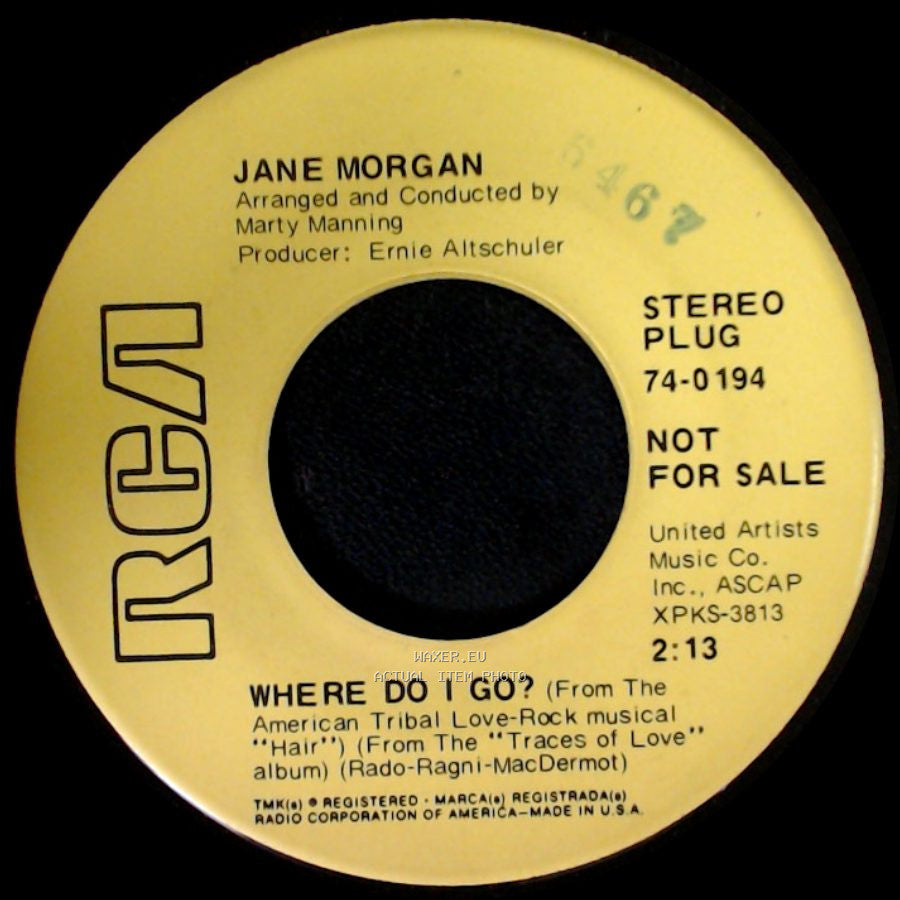 Jane Morgan - Traces / Where Do I Go? side B