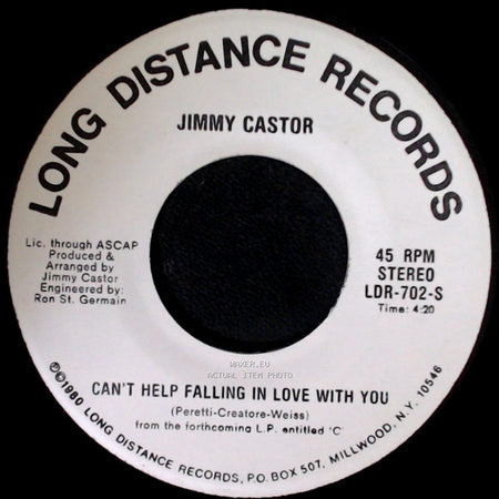 Jimmy Castor - Can't Help Falling In Love With You / Stay With Me (Spend The Night) side A