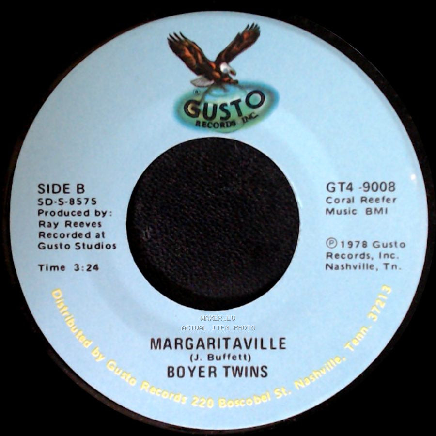 Boyer Twins - Oh, Ain't It A Beauty / Margaritaville side B