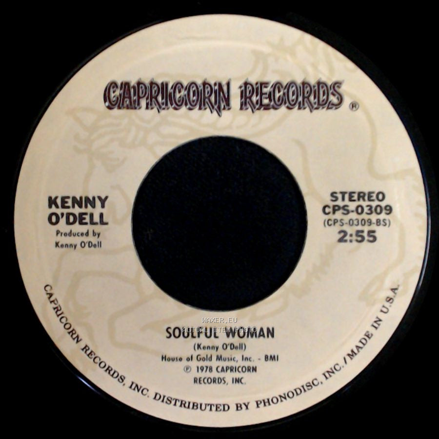 Kenny O'dell - As Long As I Can Wake Up In Your Arms / Soulful Woman side B