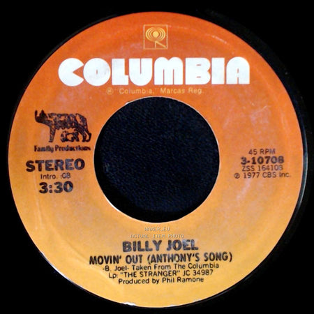 Billy Joel - Movin' Out (Anthony's Song) / Everybody Has A Dream side A