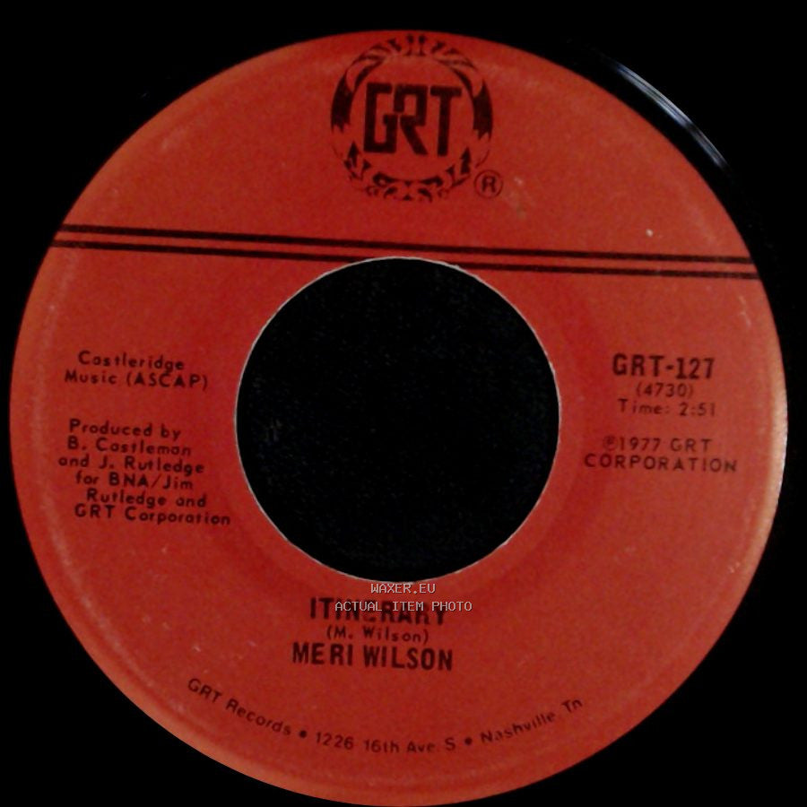 Meri Wilson - Telephone Man / Itinerary side B