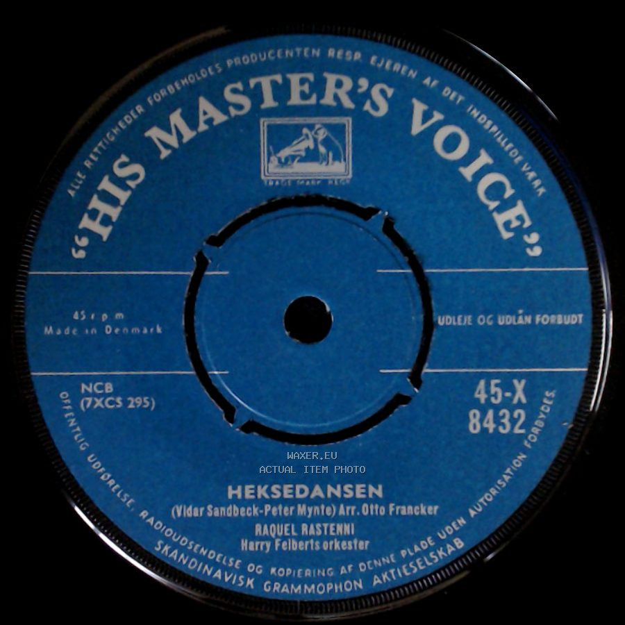 Raquel Rastenni - Heksedansen / Hvis Jeg Igen Var Sytten År side A
