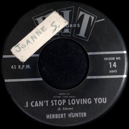 Connie Dee / Herbert Hunter - A Second Hand Love / I Can't Stop Loving You side B