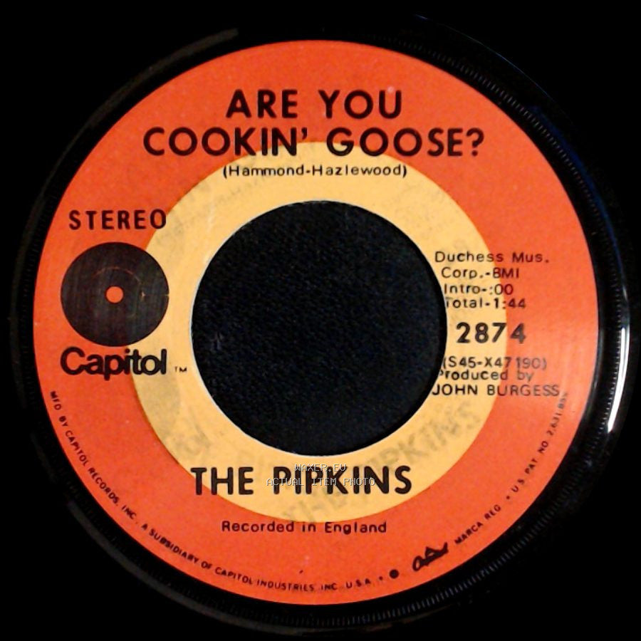The Pipkins - Yakety Yak / Are You Cookin' Goose? side B