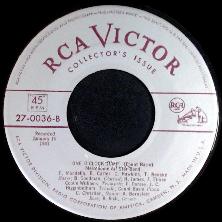 Metronome All Star Band - Bugle Call Rag / One O'clock Jump (Count Basie) side B