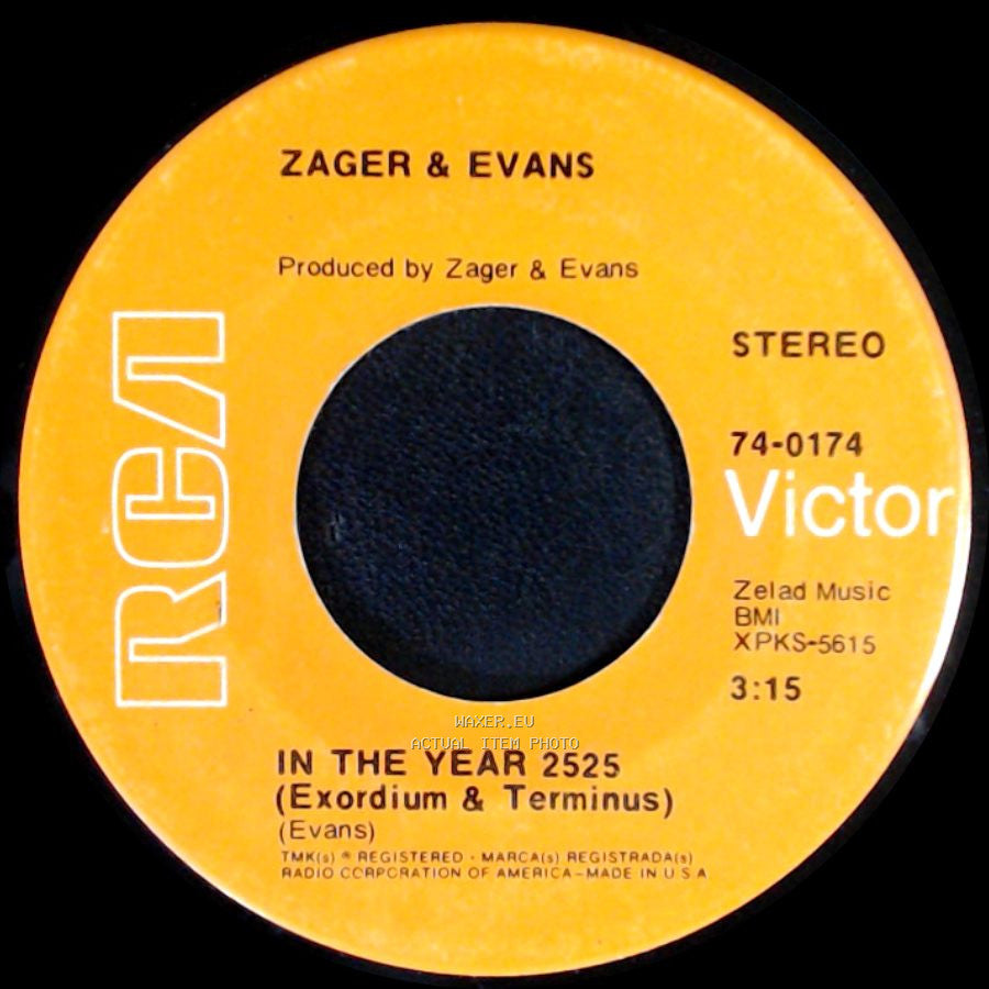 Zager & Evans - Little Kids / In The Year 2525 (Exordium & Terminus) side B