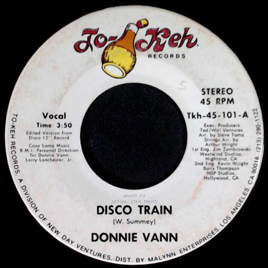 Donnie Vann - Disco Train / Theme From The Disco Train side A