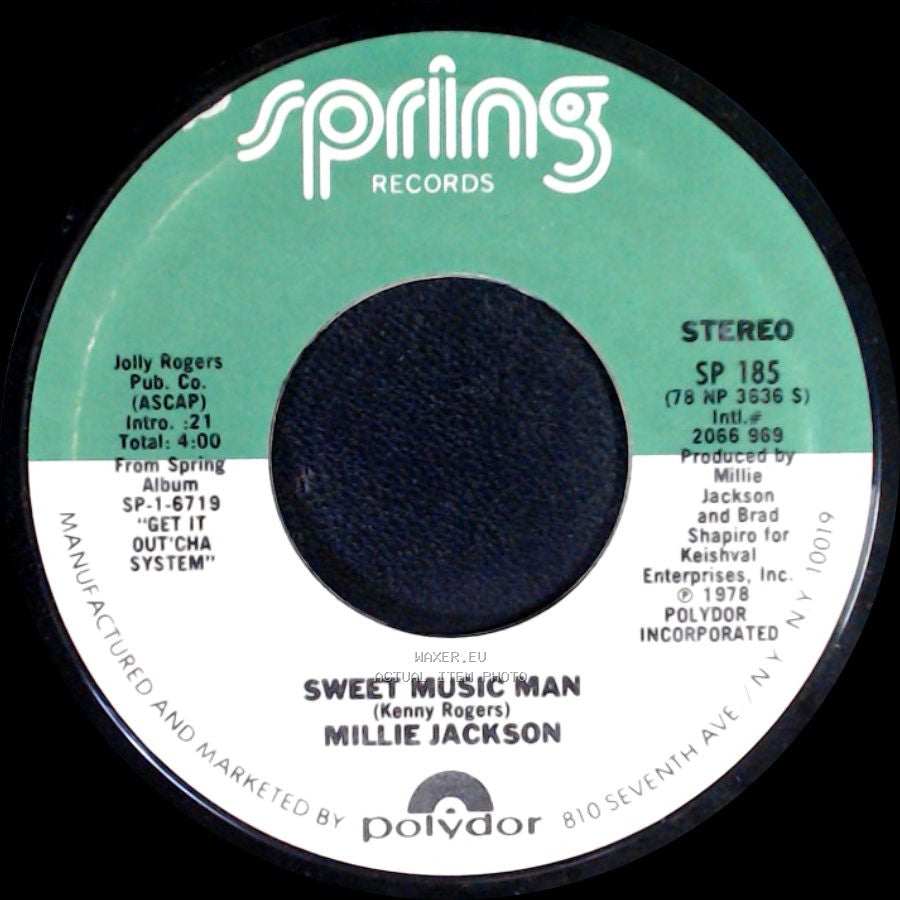 Millie Jackson - Go Out And Get Some (Get It Out'cha System) / Sweet Music Man side B