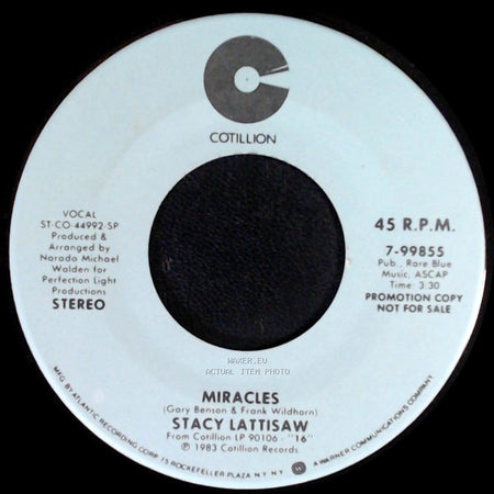 Stacy Lattisaw - Miracles / Miracles side B