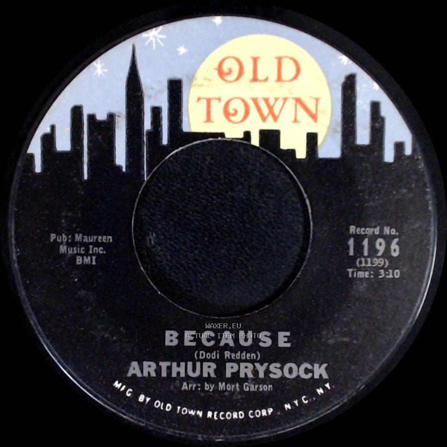 Arthur Prysock - Let It Be Me (Je L’Appartiens) / Because side B