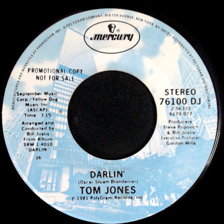 Tom Jones - Darlin’ / Darlin' side A