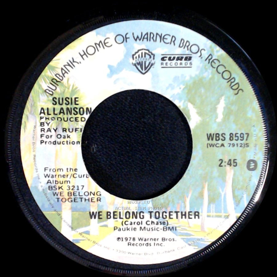 Susie Allanson - I Don't Want To Cry Anymore / We Belong Together side B