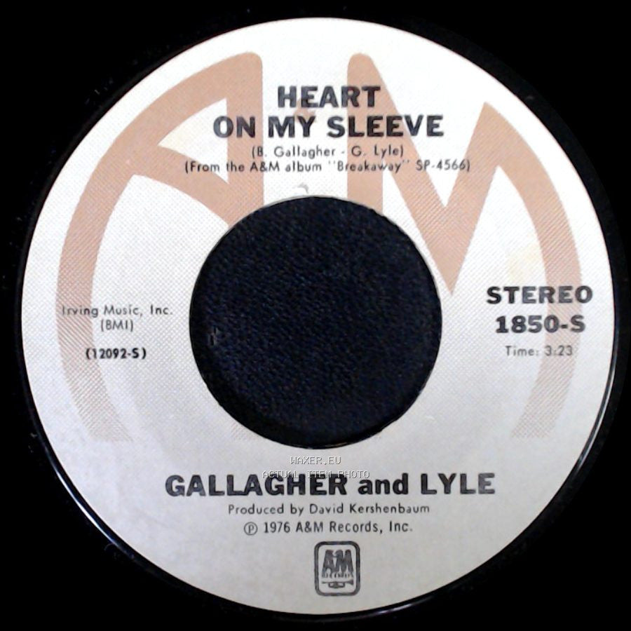 Gallagher And Lyle - Storm In My Soul / Heart On My Sleeve side B