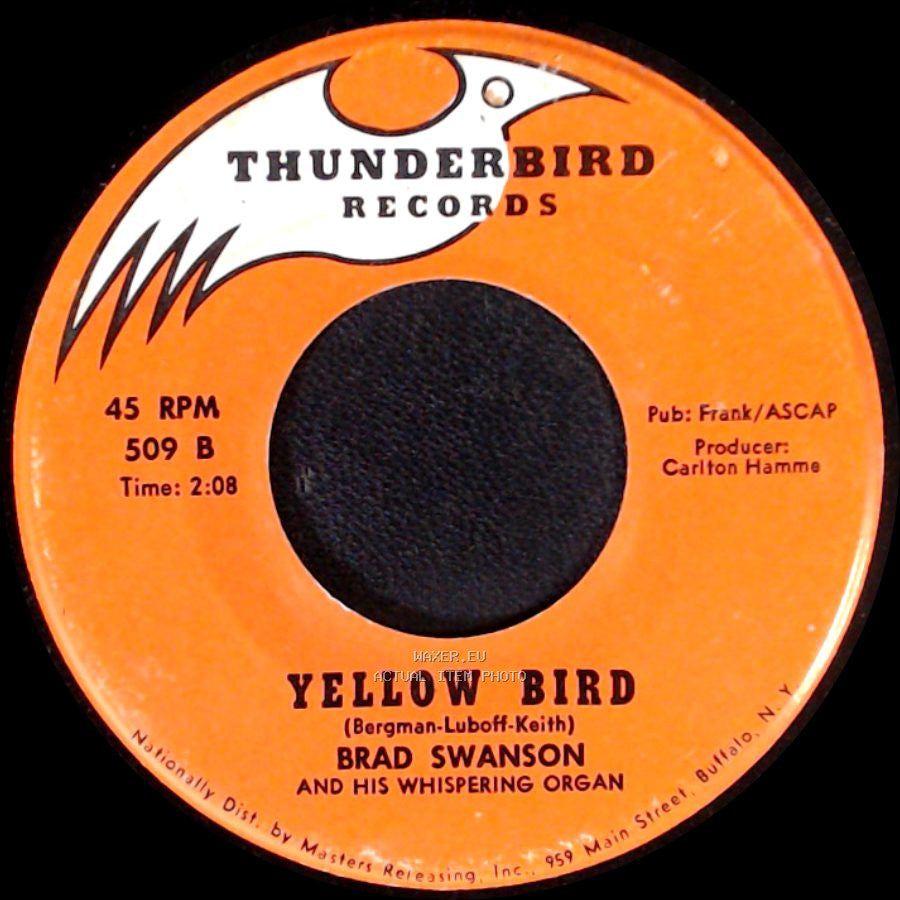 Brad Swanson And His Whispering Organ - Yellow Bird / Mame side A