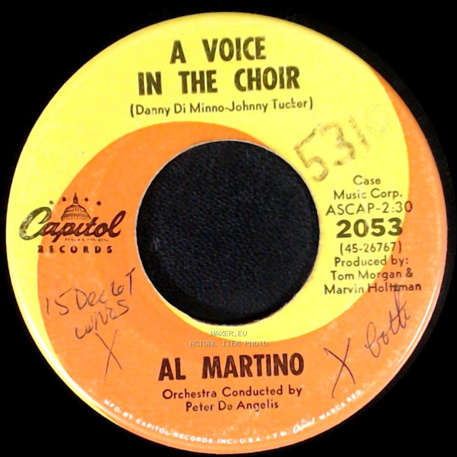 Al Martino - A Voice In The Choir / The Glory Of Love side A