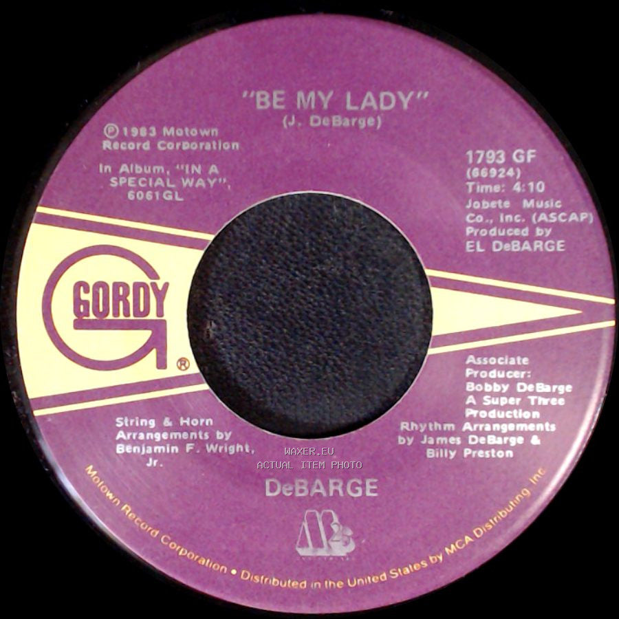 Debarge - Be My Lady / Who's Holding Donna Now side A