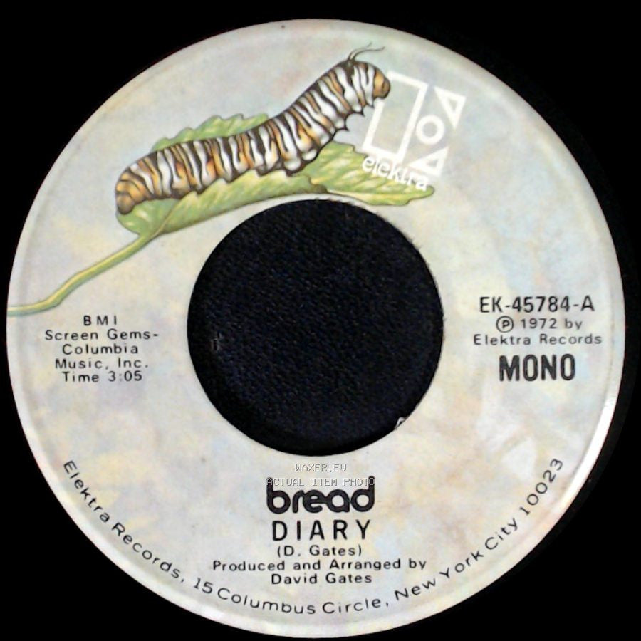 Bread - Diary / Down On My Knees side A