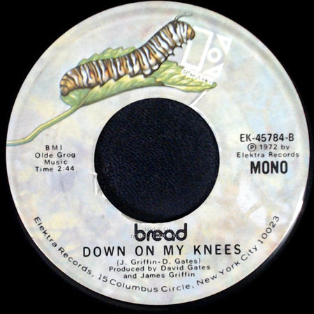 Bread - Diary / Down On My Knees side B