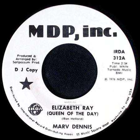 Marv Dennis - Elizabeth Ray (Queen Of The Day) / Teaser side A