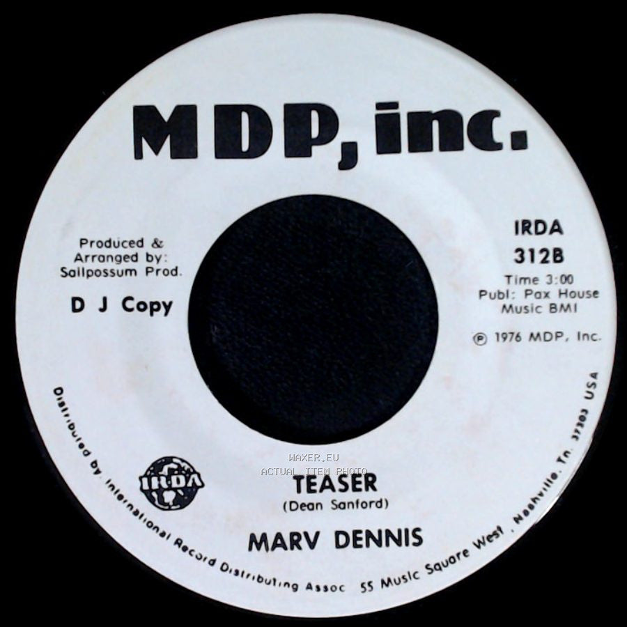 Marv Dennis - Elizabeth Ray (Queen Of The Day) / Teaser side B