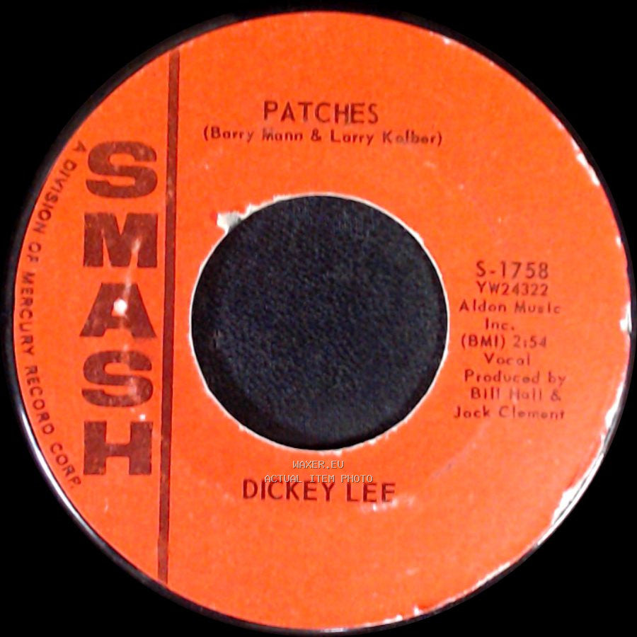 Dickey Lee - Patches / More Or Less side A