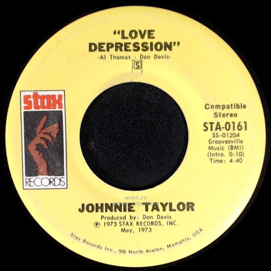 Johnnie Taylor - Love Depression / I Believe In You (You Believe In Me) side A