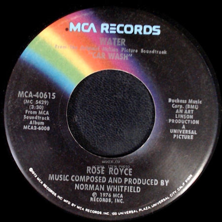Rose Royce - Water / Car Wash side A