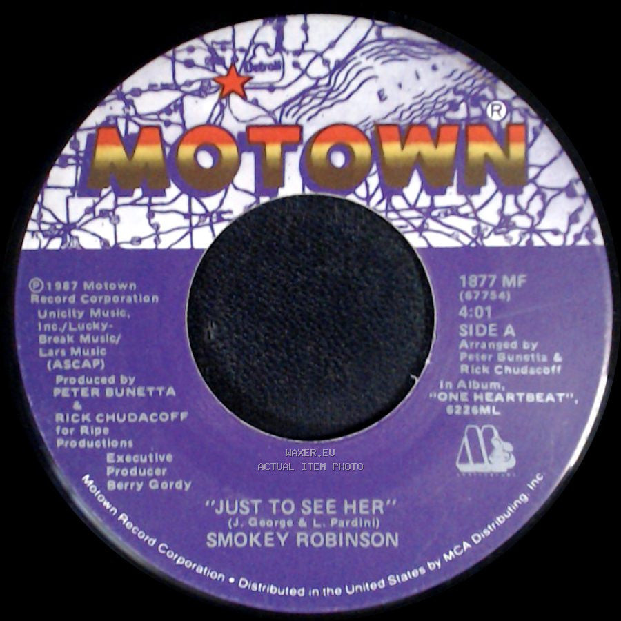Smokey Robinson - Just To See Her / I'm Gonna Love You Like There's No Tomorrow side A