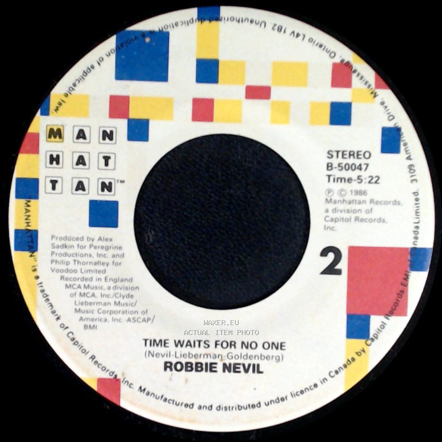 Robbie Nevil - C'est La Vie / Time Waits For No One side B