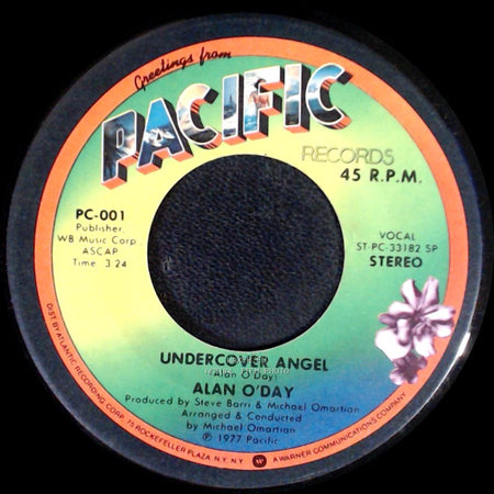 Alan O'day - Just You / Undercover Angel side B