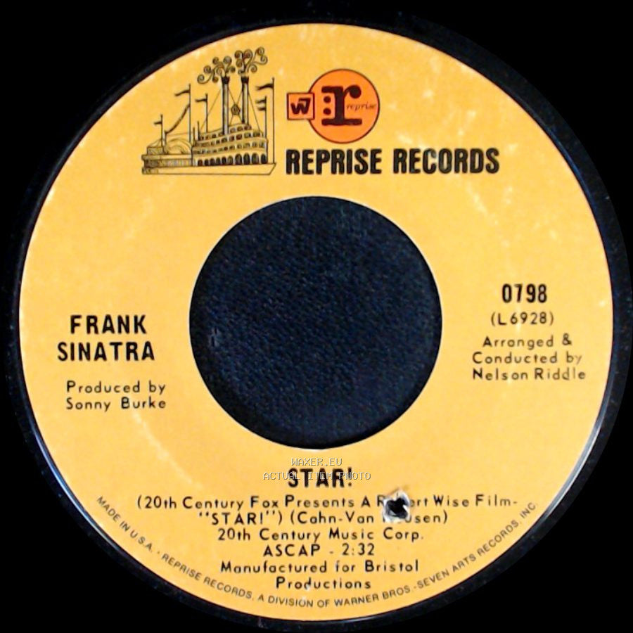 Frank Sinatra - Rain In My Heart / Star! side B