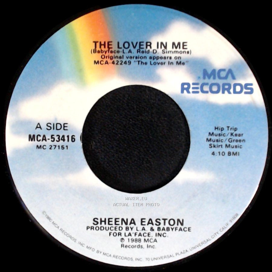 Sheena Easton - The Lover In Me / The Lover In Me (Instrumental) side A