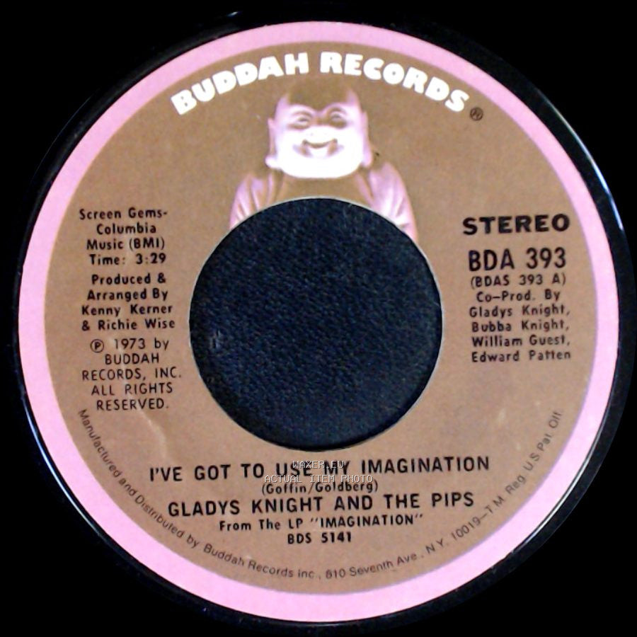 Gladys Knight And The Pips - I Can See Clearly Now / I've Got To Use My Imagination side B