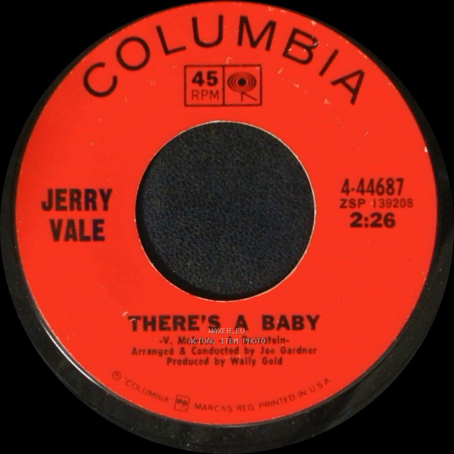 Jerry Vale - Where Are They Now / There's A Baby side B
