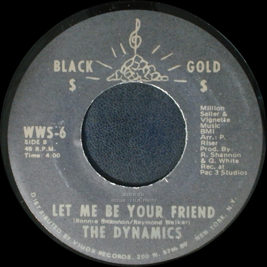 The Dynamics - Voyage Thru The Mind / Let Me Be Your Friend side B