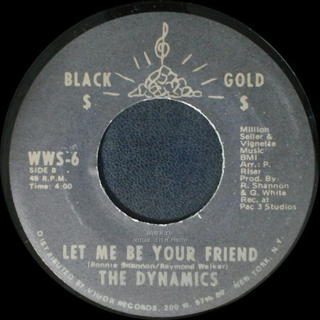 The Dynamics - Voyage Thru The Mind / Let Me Be Your Friend side B