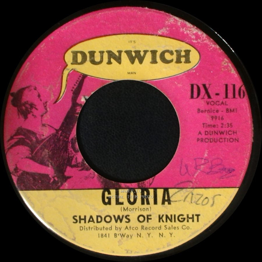 Shadows Of Knight - Gloria / Dark Side side A